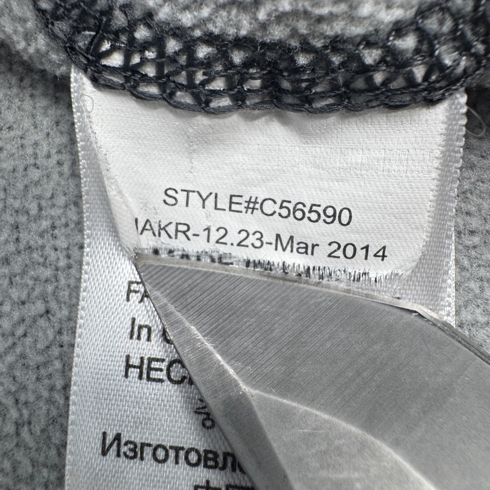 Marmot Full Zip Fleece Jacket Womens XL Grey Space Dye Mock Neckyy C56590 - Picture 7 of 14